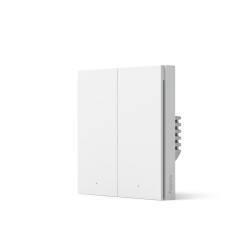Aqara Wall Double Switch H1 | Módulo de interruptor | sin neutro, Zigbee 3.0, EU, WS-EUK02 - Imagen 2