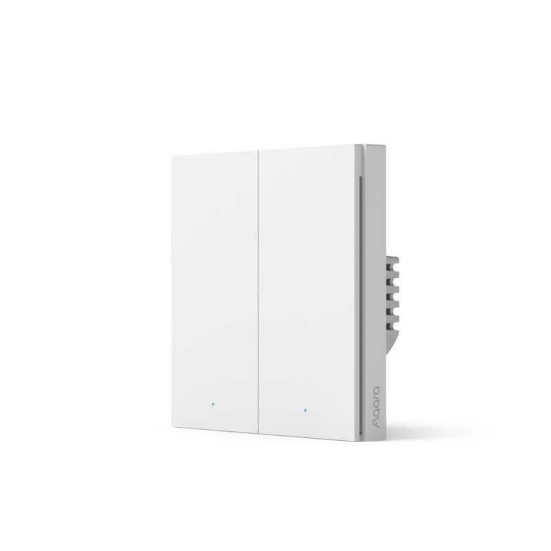 Aqara Wall Double Switch H1 | Schaltmodul | mit Neutralleiter, Zigbee 3.0, EU, WS-EUK04 - Bild 2