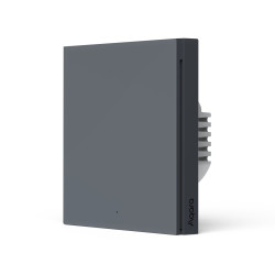 Aqara Smart Wall Switch H1 Gris | Interruptor de pared | Sencillo, sin cable neutro, Zigbee 3.0, UE, WS-EUK01-G - Imagen 2