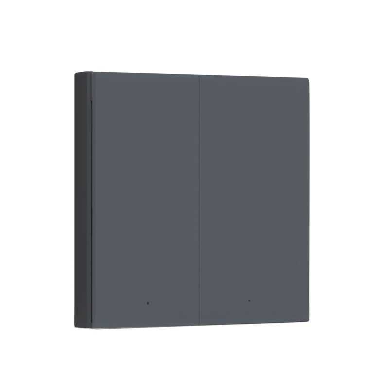 Aqara Smart Wall Switch H1 Gray | Wall Switch | Dual, with neutral wire, Zigbee 3.0, EU, WS-EUK04-G - Image 3