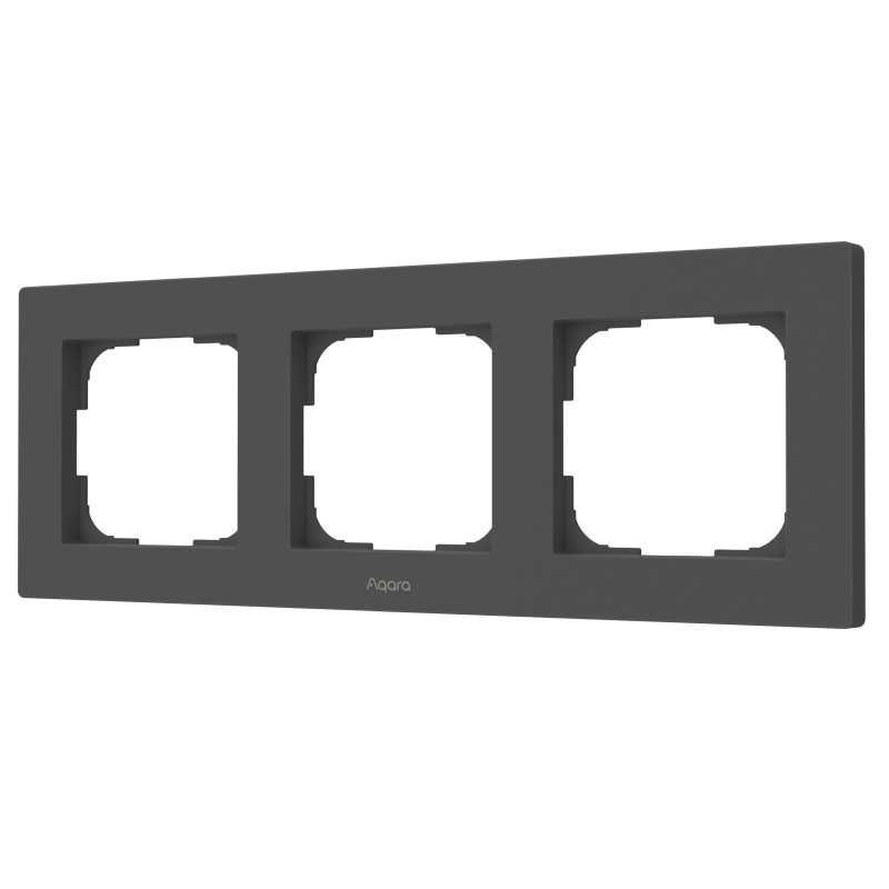 AQARA SWITCH FRAME H2 EU (3-GANG) GRAY