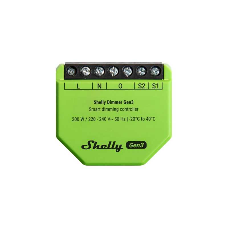 SHELLY DIMMER GEN3 SMART DIMMING CONTROLLER - Imagem 3