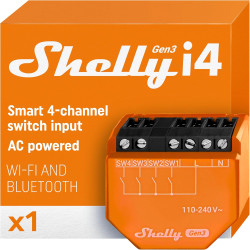 SHELLY I4 GEN3 SMART 4-CHANNEL INPUTS CONTROLLER - Изображение 2