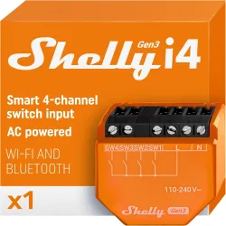 SHELLY I4 GEN3 SMART 4-CHANNEL INPUTS CONTROLLER - Immagine 2