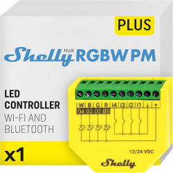 SHELLY PLUS RGBW PM CONTROLLER - Imagem 2