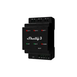 SHELLY PRO 3 3-CHANNEL RELAY WITH POTENTIAL-FREE OUTPUTS