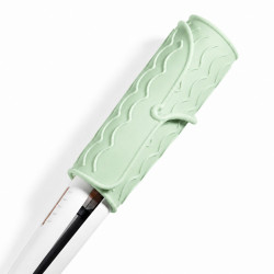 EXTRALINK HOME MATA SILIKONOWA PODKŁADKA POD LOKÓWKĘ PROSTOWNICĘ DO ŁAZIENKI 22X16 CM ZIELONA - Imagem 3