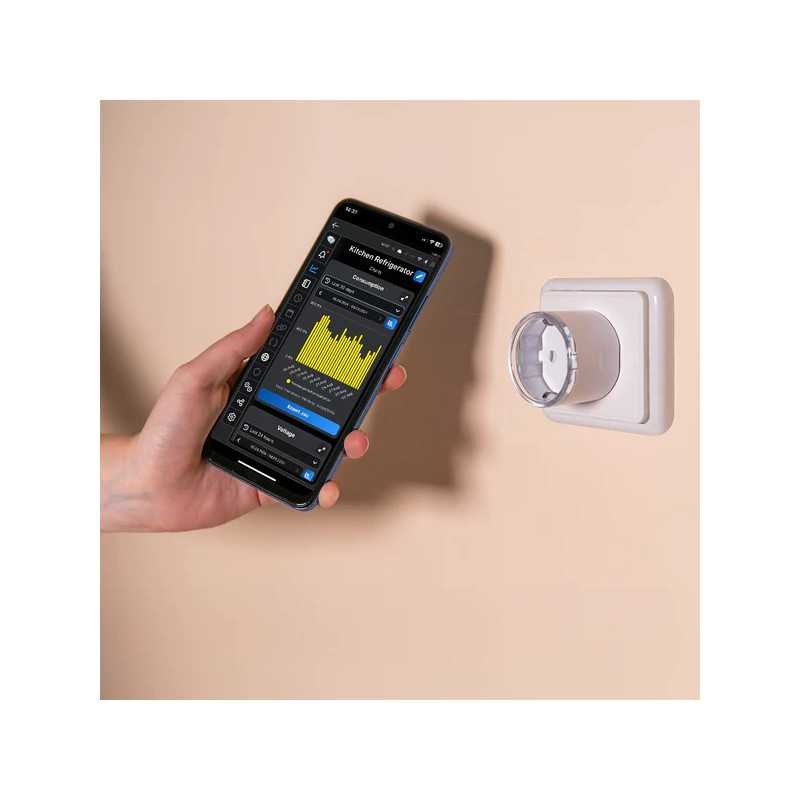 Shelly Plug S MTR Gen3 Biały | Inteligentne gniazdko | 12A - Zdjęcie 2
