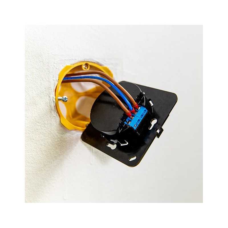 Shelly Wall Display Biały + BLU H&T Biały | Panel sterowania, czujnik temperatury i wilgotności | Bluetooth, IP54 - Zdjęcie 2