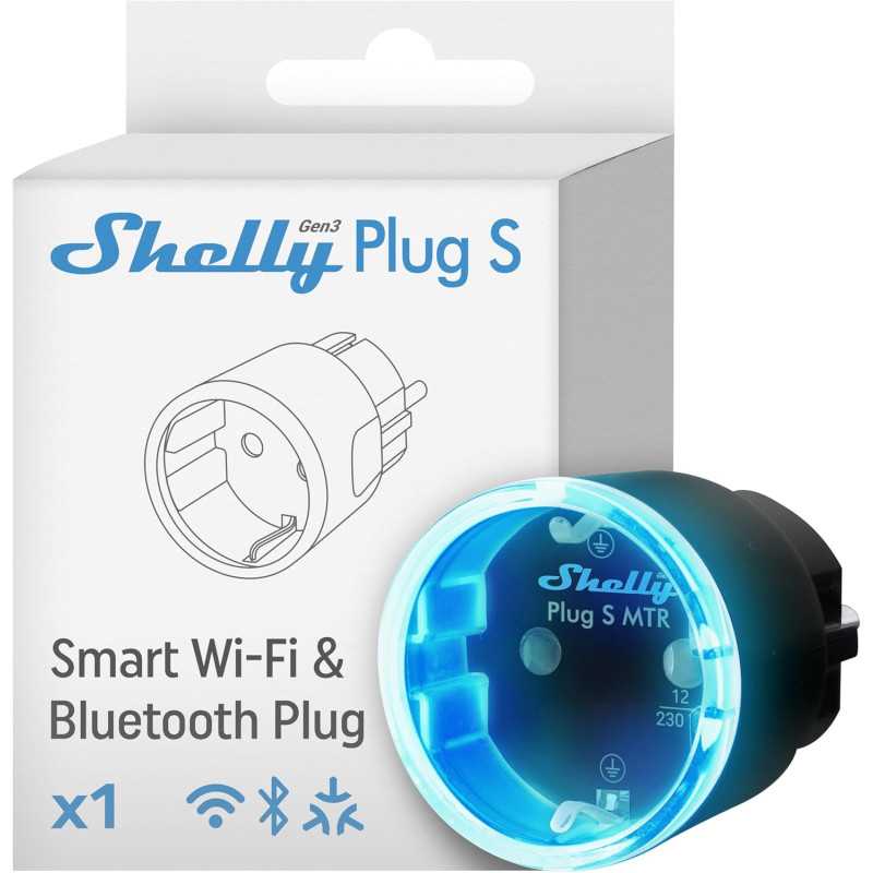 SHELLY PLUG S GEN3 BLACK MATTER-COMPATIBLE SMART PLUG WITH POWER MONITORING - Изображение 2