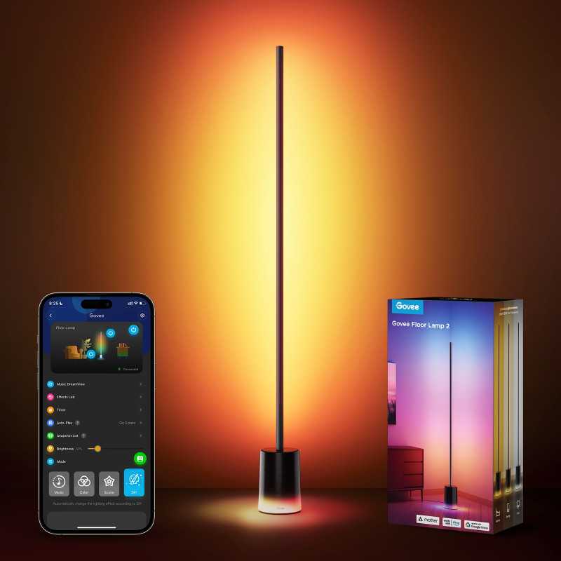 Govee H607C Floor Lamp | Stojací lampa | RGBICWW, podpora pro Matter - Obrázek 2