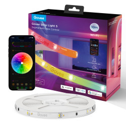 Govee H612C 10m LED Şeridi, Wi-Fi, Bluetooth, RGBIC