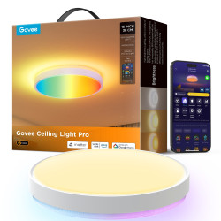 GOVEE H60A6 15INCH RGBICWW + RGBICWW ROUND SMART CEILING...