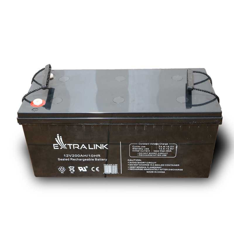 Extralink AGM 12V 200Ah | Bateria livre de manutençao - Imagem 2