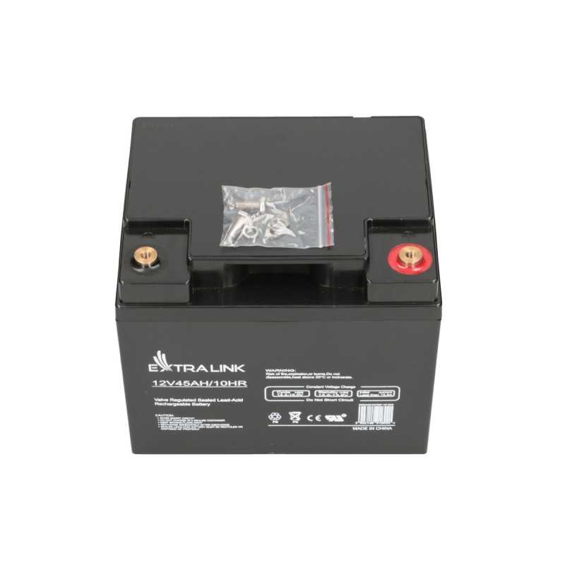 Extralink AGM 12V 45Ah | Bateria | sin mantenimiento - Imagen 4