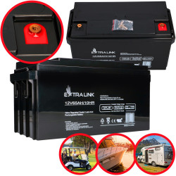 Extralink AGM Ak&uuml; 12V 65Ah, S&ouml;m&uuml;rme Gerektirmeyen