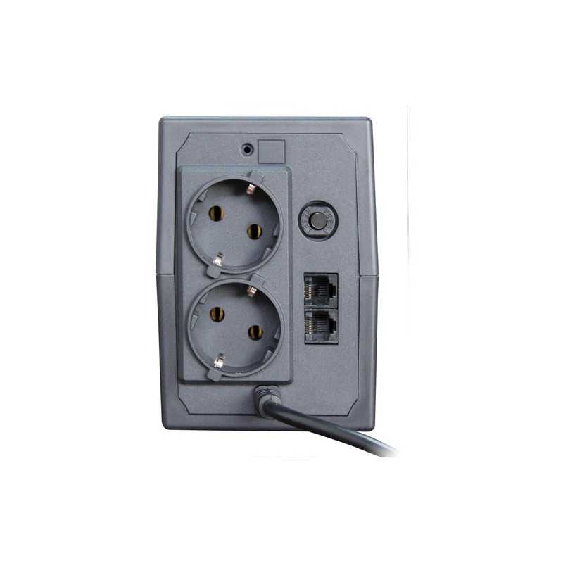 Непрерывный источник питания Orvaldi i600 LED, UPS, 600VA/360W, 7Ah - Изображение 2