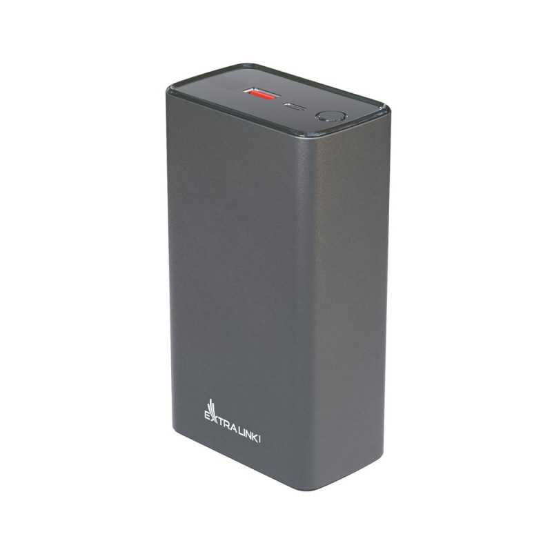 Extralink EPB-127 30000mAh Power Bank, Gümüş, 65W PD, USB-C - Görsel 4