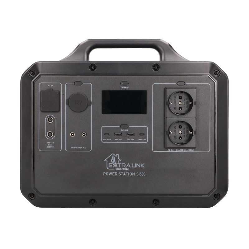 Extralink Power Ranger EPS-S1500F Jackery, Bluetti, Ecoflow replacement | Power station | 1568 Wh, 1500W, LiFePO4, Tuya - Image 2
