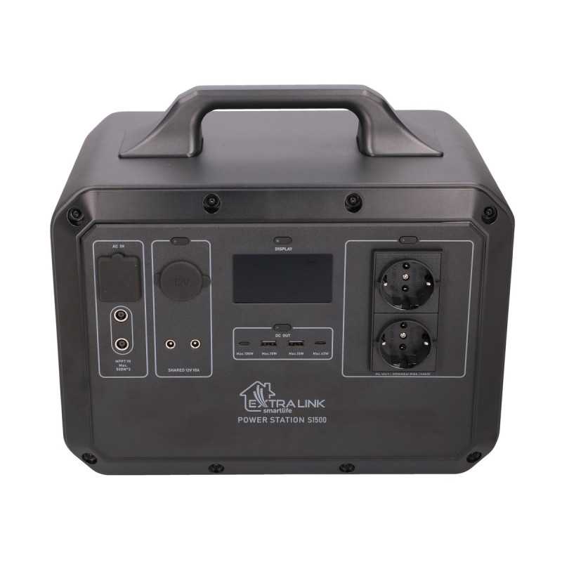 Extralink Power Ranger EPS-S1500F Jackery, Bluetti, Ecoflow replacement | Power station | 1568 Wh, 1500W, LiFePO4, Tuya - Image 6