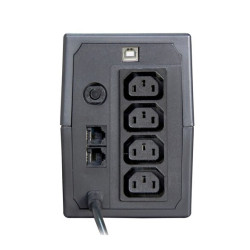 Orvaldi i650LCD USB | UPS | 600VA/360W, 7Ah, 4x IEC - Imagen 2