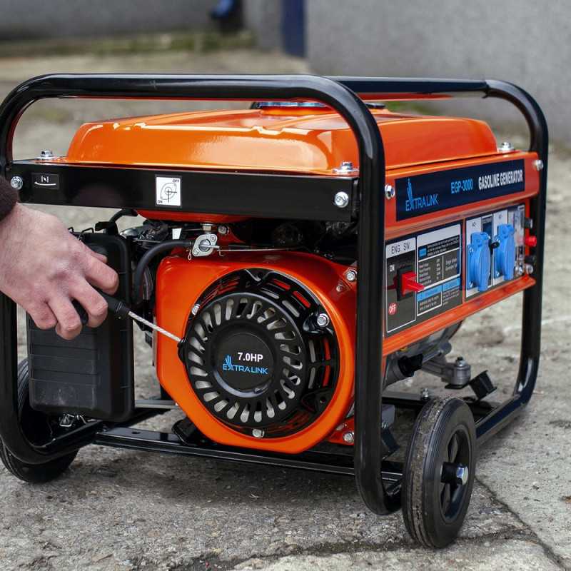 Extralink EGP-3000 Benzin Jeneratörü, 3kW 1F - Görsel 5
