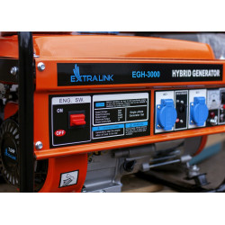 Extralink EGH-3000 | Generador de energía | híbrido, 3kW 1F - Imagen 4