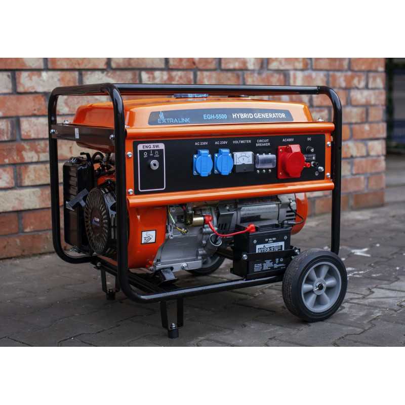 Extralink EGH-5500 | Generador de energía | híbrido, 5,5kW 3F - Imagen 6