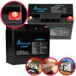 Extralink LiFePO4 18AH | Bateria | 12.8V, BMS