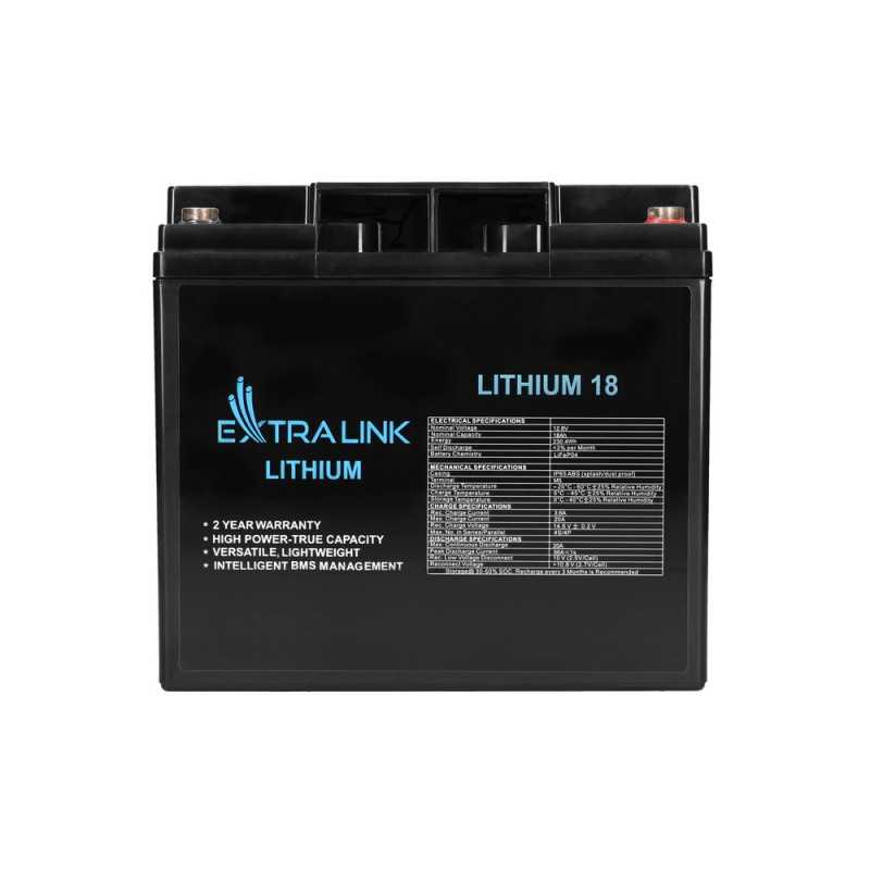 Extralink LiFePO4 18AH | Akumulator | 12.8V, BMS - Zdjęcie 3