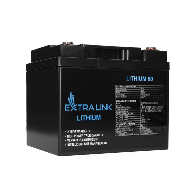 Extralink LiFePO4 60AH | Akkumulator | 12.8V, BMS - Bild 2