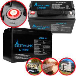 Аккумулятор Extralink LiFePO4 160AH, 12.8V, BMS