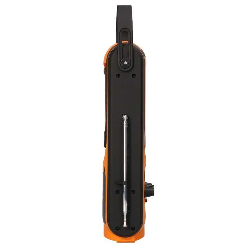Extralink | Rádio de emergencia solar com manivela | Dínamo, Powerbank, 6000mAh, com lanterna SOS - Imagem 4