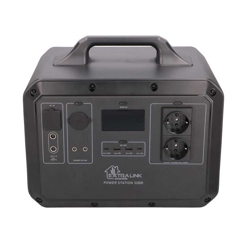 Станция питания Extralink Power Ranger EPS-S2000F, замена для Jackery, Bluetti, Ecoflow, 2240 Wh, 2400W, LiFePO4, Tuya - Изображение 6