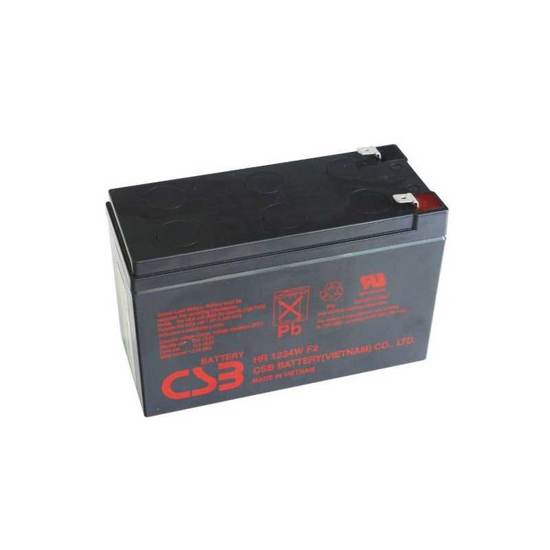 CSB HR1234W F2 | Gelová baterie | 12V 9Ah