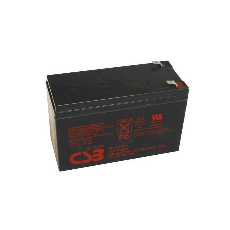 CSB GP1272 F2 | Batteria al gel | 12 V 7,2 Ah