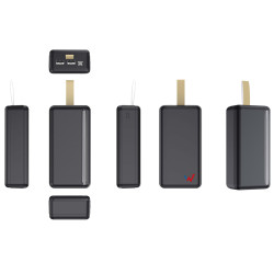 Powerbanka Eveready WX30C 30000mAh, Černá, 2x USB-A, 1x USB-C - Obrázek 2