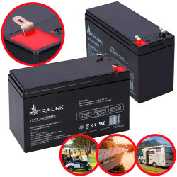 Extralink AGM 12V 7,2Ah 7Ah | Bateria livre de manuten&ccedil;ao
