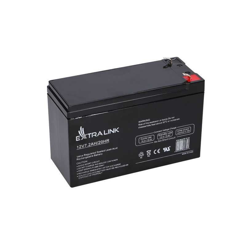Extralink AGM 12V 7.2Ah 7Ah | Bateria | sin mantenimiento - Imagen 3