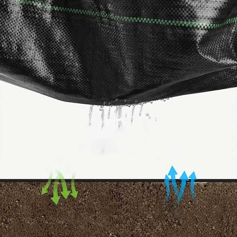 Agrotextilie Extralink, 90g 1,6x50m černá UV mat proti plevelu - Obrázek 3
