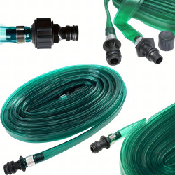 Black Forest Garden Hose, 10m Drip Irrigator with 2 Quick...