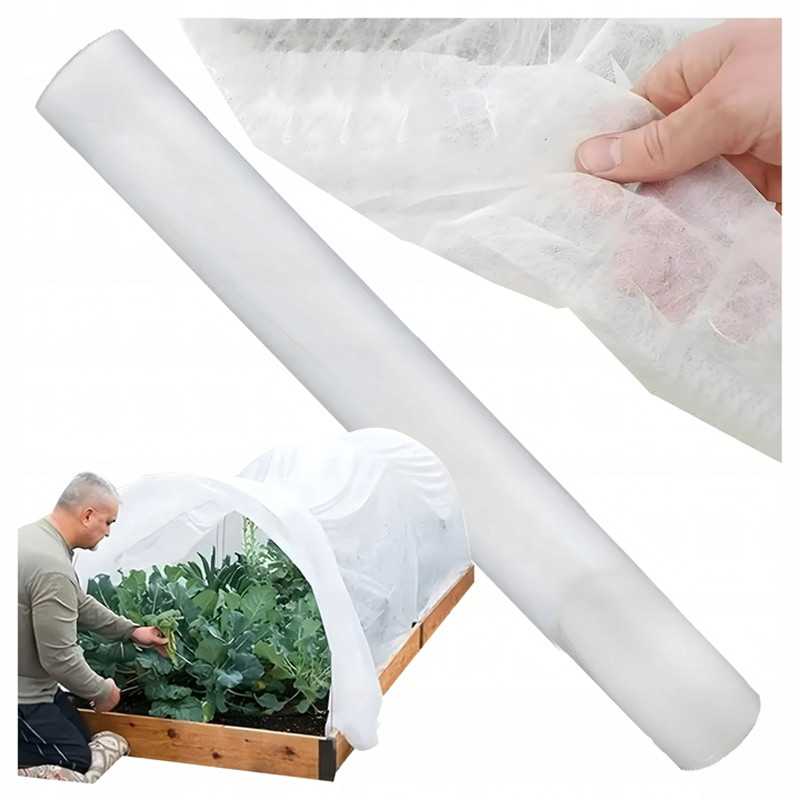 Black Forest Agro Fabric, Winter Protective Covering 50x1.6m 50g White Shade