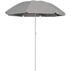 BLACK FOREST PARASOL PLAŻOWY SKŁADANY 1.8M SZARY L-0707 - Immagine 4