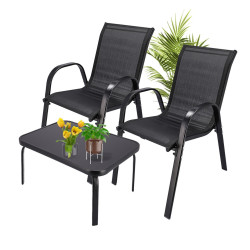 Conjunto Cl&aacute;ssico de Mobili&aacute;rio de Jardim Black Forest,...