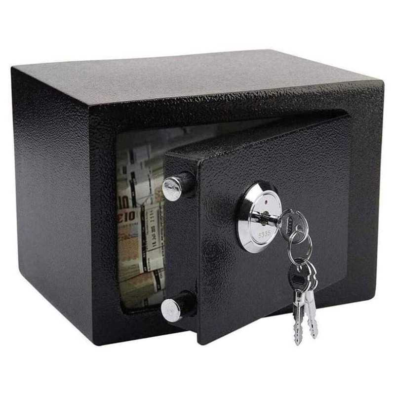 Extralink Home | Home safe | office, key box, safe deposit box, black, S-404 - Image 2