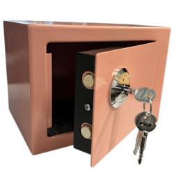 Extralink Home | Home safe | office, key box, safe deposit box, pink, S-404 - Image 2