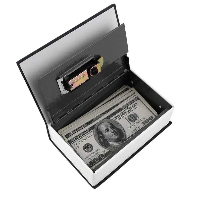 Extralink Home | Book safe | hucha, caja de acero, llaves, S-405 - Imagen 2