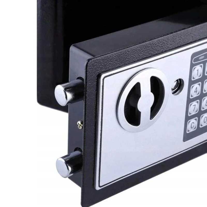 Extralink Home | Cofre com fechadura electrónica | código digital, caixa blindada, chaves, S-406 - Imagem 5