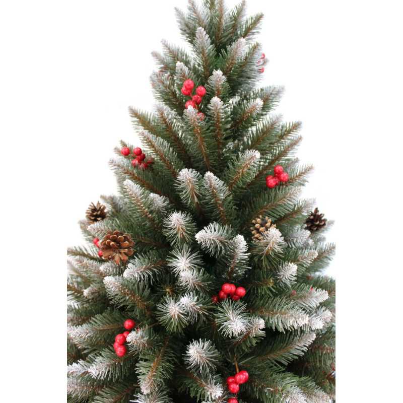 Jedle s jeřabinou Extralink, 150cm, se stojanem - Obrázek 2