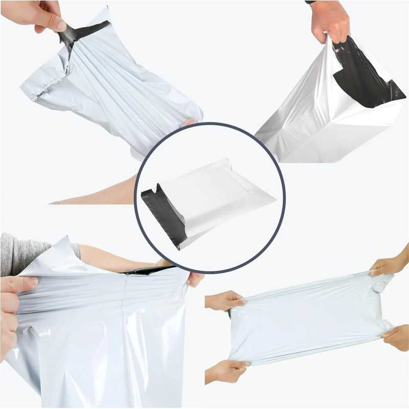 Sacos de Courier Extralink Brancos, C3 350x460mm, Pacote de 50 - Imagem 3